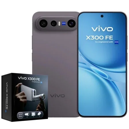 Vivo Smartphone X300 FE 12GB RAM 512GB 6.31" 5G Negro + Extensor Teleobjetivo ZEISS Gen 2 Vivo Smartphone X300 FE 12GB RAM 512GB 6.31" 5G Negro + Extensor Teleobjetivo ZEISS Gen 2